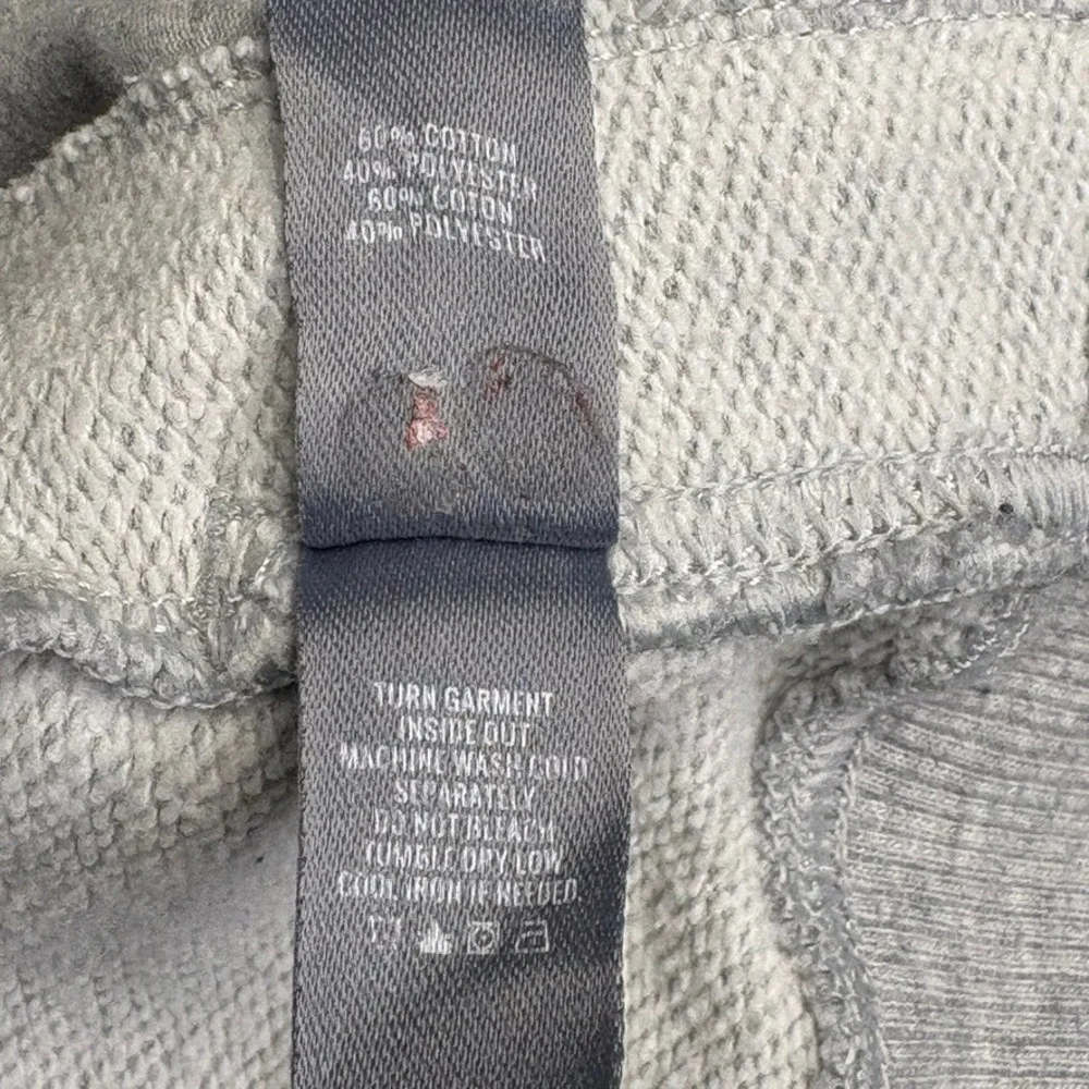 Aerie Cowl Neck Light Grey Cozy Gorpcore Oversized Athleisure Sweatshirt Sz XS‎